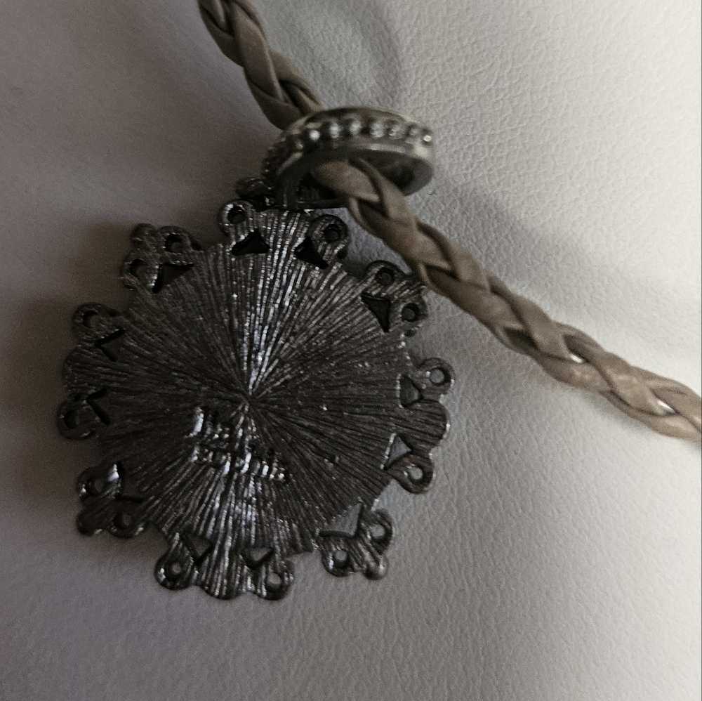 Lia Sophia Gold and Silver Twisted Pendant Necklace - Picture 6 of 6